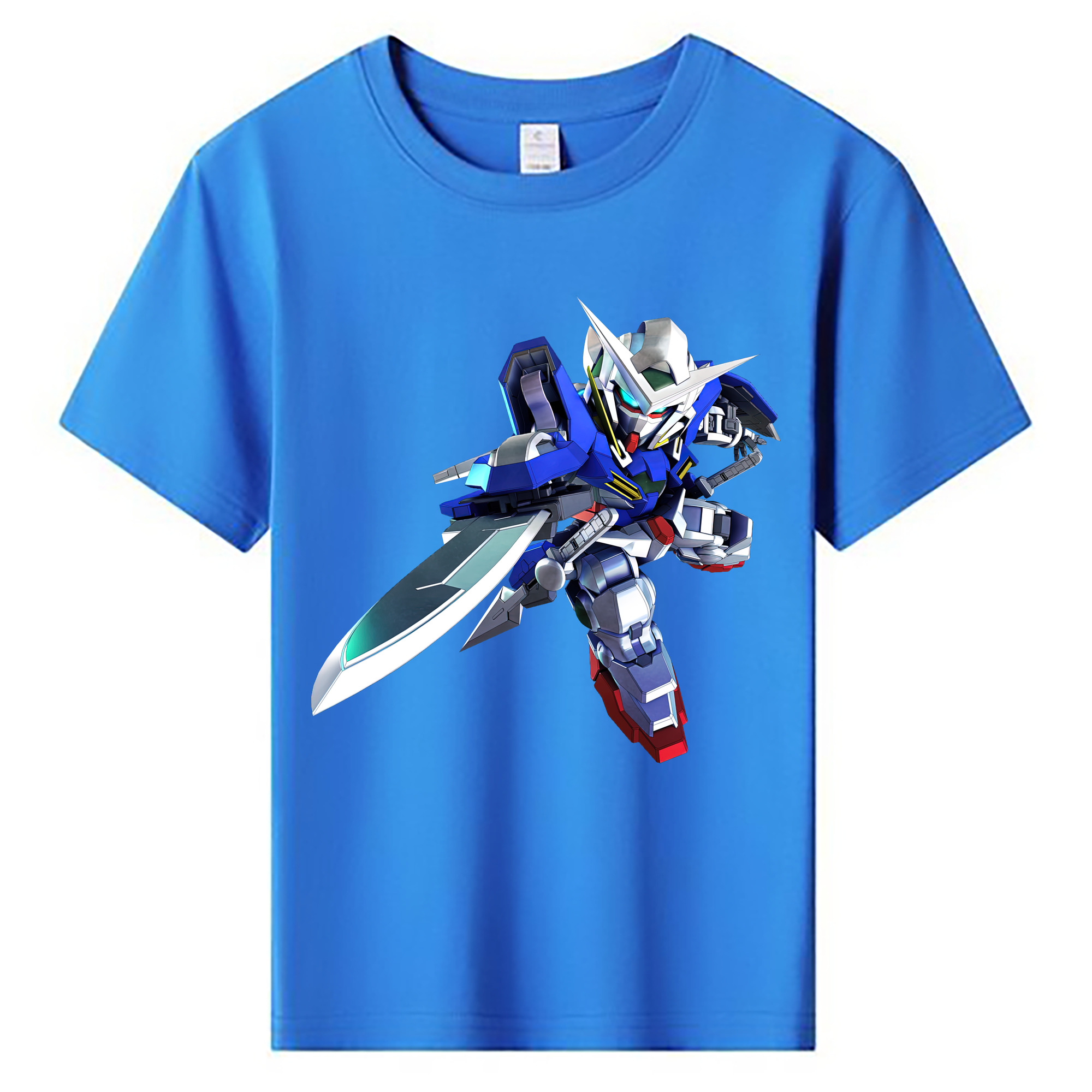 （画像用） 機動戦士ガンダム Mobile Suit Gundam 綿100％キッズTシャツ（フロントプリント）